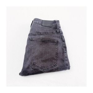 Madewell Curvy High Rise Skinny Denim Jeans Distressed Button Fly SZ30T